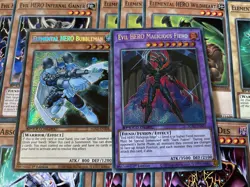 YuGiOh Supreme King Jaden Evil Hero Fusion Deck &Secret Rare Collection+Game Mat - Image 5