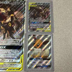 JUMBO Oversized Umbreon & Darkrai GX Tag Team Black Star Promo SM241 Pokémon+ 4 - Image 13