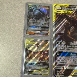 JUMBO Oversized Umbreon & Darkrai GX Tag Team Black Star Promo SM241 Pokémon+ 4 - Image 15