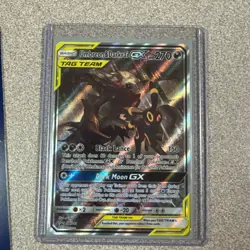 JUMBO Oversized Umbreon & Darkrai GX Tag Team Black Star Promo SM241 Pokémon+ 4 - Image 3