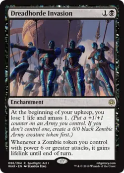Dreadhorde Invasion Light Play, English Magic the Gathering MTG War of the Spark - Image 1