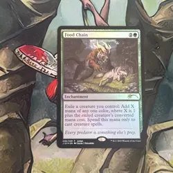 MTG: Food Chain (008/008) Judge Gift Cards 2018 Foil Pr0xy - Image 1