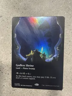 MTG Edge Of Eternities Godless Shrine Foil Borderless - Image 2