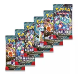 Pokemon TCG: Scarlet and Violet Stellar Crown  x1 Booster Pack Sealed I - Image 1