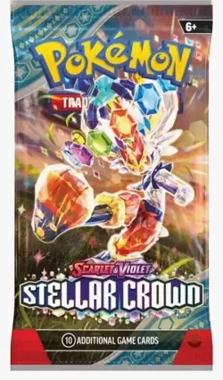 Pokemon TCG: Scarlet and Violet Stellar Crown  x1 Booster Pack Sealed I - Image 4