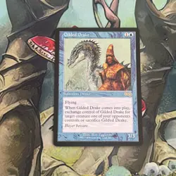 MTG: Gilded Drake (76/350) Urzaâ€™s Saga Pr0xy - Image 1