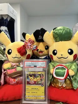 PSA 10 Tea Party Pikachu 325/SM-P Kyoto Pokemon Center Promo Japanese Card - Image 2