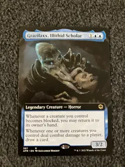 Magic The Gathering MTG - Grazilaxx, Illithid Scholar (Extended Art) - AFR - Image 1