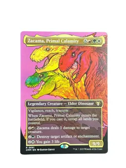 MTG Zacama, Primal Calamity (Borderless) CMM #0691 - Image 1