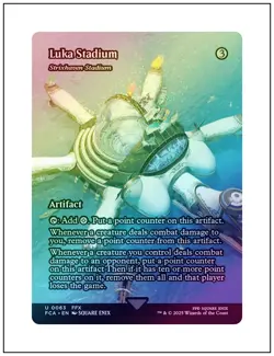 1x Luka Stadium - Strixhaven Stadium, Foil, Final Fantasy, MTG NM - Image 1