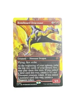 MTG Bonehoard Dracosaur (Borderless) LCI #0321 - Image 1