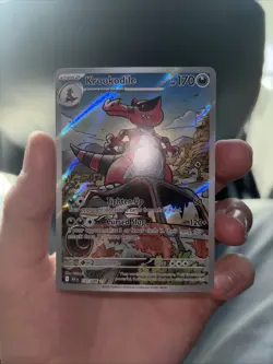 2025 Krookodile IR 137/086 SV: Black Bolt English PACK FRESH NM Pokemon TCG - Image 1