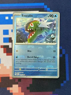 Basculin 024/086 Master Ball Reverse Holo Common - Pokemon TCG White Flare NM - Image 1