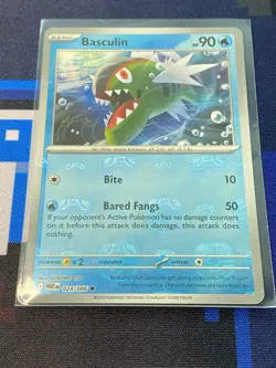 Basculin 024/086 Master Ball Reverse Holo Common - Pokemon TCG White Flare NM - Image 2
