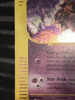 Pokémon 2003 SKYRIDGE - #H28/H32 Starmie English Holo Ungraded great condition - Image 12