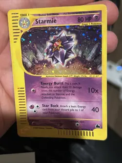 Pokémon 2003 SKYRIDGE - #H28/H32 Starmie English Holo Ungraded great condition - Image 14