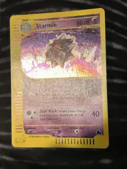 Pokémon 2003 SKYRIDGE - #H28/H32 Starmie English Holo Ungraded great condition - Image 3