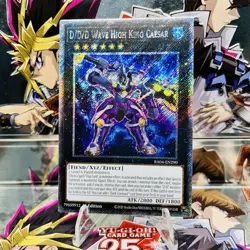 Yugioh D/D/D Wave High King Caesar RA04-EN290 Platinum Secret Rare 1st Near Mint - Image 3