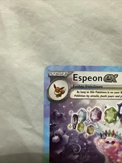 2025 Pokemon Espeon EX 155/131 - Prismatic Evolutions Special Illustration Rare - Image 2