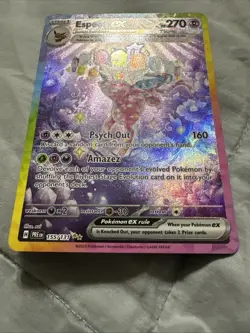 2025 Pokemon Espeon EX 155/131 - Prismatic Evolutions Special Illustration Rare - Image 6
