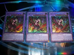 3x Fiendsmith's Desirae 1st Edition Secret Rare RA04-EN056 Yu-Gi-Oh! - Image 1
