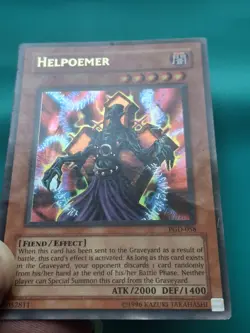 Yugioh Card - Helpoemer Ultra Rare Unlimited Ed. PGD-058 HP - Image 1