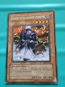 Yugioh Card - Dekoichi the Battlechanted Locomotive Rare Unlimited Ed. MP - Image 3