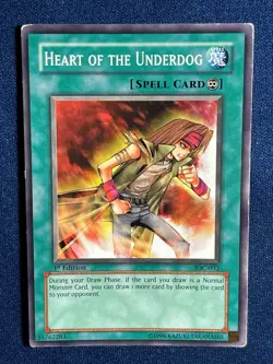 YUGIOH! INVASION OF CHAOS:  #IOC-032 HEART OF THE UNDERDOG SHORT PRINT 1ST ED - Image 3