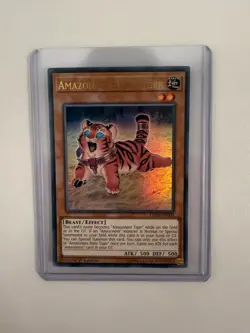Amazoness Baby Tiger - Ultra Rare 1st Edition Near Mint- YuGiOh LEDU-EN009 - Image 1
