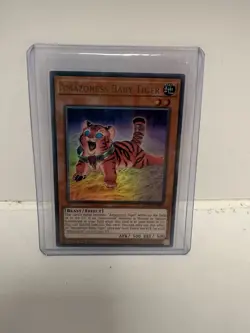 Amazoness Baby Tiger - Ultra Rare 1st Edition Near Mint- YuGiOh LEDU-EN009 - Image 3