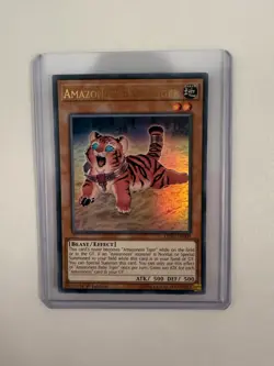 Amazoness Baby Tiger - Ultra Rare 1st Edition Near Mint- YuGiOh LEDU-EN009 - Image 4