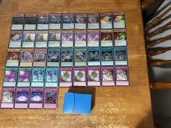 Yugioh Qliphort deck Comes Sleeved And Deck Box lot 27 - Image 1