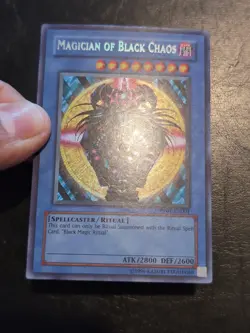 Yu-Gi-Oh SECRET RARE MAGICIAN OF BLACK CHAOS + BLACK ILLUSION RITUAL PP01 NM/VLP - Image 10