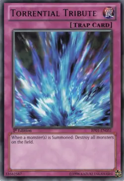 Yugioh Torrential Tribute BP01-EN051 Rare 1st Edition LP - Image 1