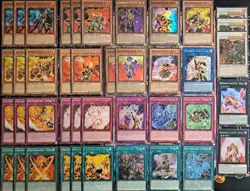 Yugioh! ☆ BROTHERHOOD OF THE FIRE FIST ☆ Deck Core 41 Cards - Image 1