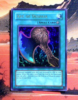 YuGiOh! Axe of Despair MRL-002 Unlimited LP UR - Image 2