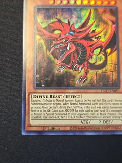 Yugioh! Slifer The Sky Dragon - KICO-EN063 Secret Pharaoh Rare 1st Edition NM - Image 6
