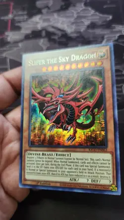 Yugioh! Slifer The Sky Dragon - KICO-EN063 Secret Pharaoh Rare 1st Edition NM - Image 8