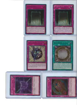 YUGIOH “DARK MAGICIAN SUPPORT DECK” - 3 SECRET RARE & 3 ULTRA RARE - 1st/Lim Ed - Image 1