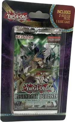 YU-GI-OH LEGENDARY DUELISTS SYNCHRO STORM - 2 BOOSTER PACKS & 1 RARE CARD MJ Hld - Image 3
