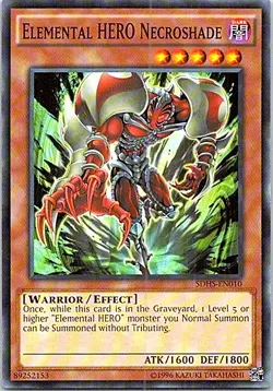 Elemental HERO Necroshade SDHS-EN010 Yu-Gi-Oh! Light Play Unlimited - Image 1