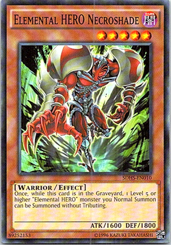 Elemental HERO Necroshade SDHS-EN010 Yu-Gi-Oh! Light Play Unlimited - Image 2