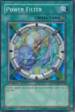 *** POWER FILTER *** 1ST EDITION SUPER RARE TDGS-EN058 (MP) YUGIOH! - Image 2