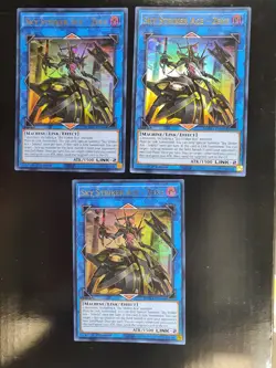 3x Sky Striker Ace Zeke MAMA-EN008 Ultra Rare 1st Edition Yugioh Card - Image 4