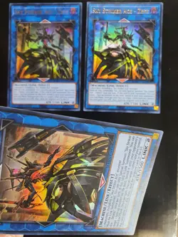 3x Sky Striker Ace Zeke MAMA-EN008 Ultra Rare 1st Edition Yugioh Card - Image 5
