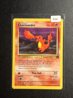 Charmander 50/82 C TCG Team Rocket Pokemon Card NM - Image 3