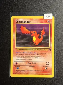 Charmander 50/82 C TCG Team Rocket Pokemon Card NM - Image 7