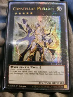 Yu-Gi-Oh! TCG: "Constellar Pleiades" Quarter Century Secret Rare NM (RA04-EN164) - Image 1