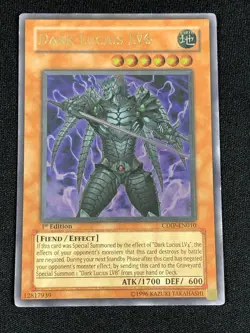 YUGIOH DARK LUCIUS LV6 CDIP-EN010 1ST ULTIMATE (NM) - Image 1