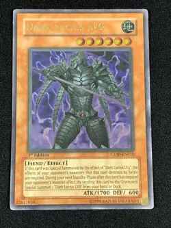 YUGIOH DARK LUCIUS LV6 CDIP-EN010 1ST ULTIMATE (NM) - Image 2